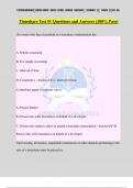 Timeshare License Bundled Exams Questions and Answers &lpar;100&percnt; Pass&rpar;