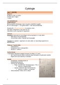College aantekeningen Cytologie en Histologie (D001082A)