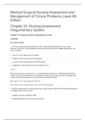 NURSING V01 Med Surg Exam 1 Lewis Medical Surgical Nursing Assessment and Management of Clinical Problems Lewis 9th Edition