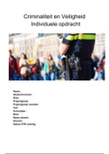 Individueel verslag criminaliteit en veiligheid