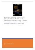 Samenvatting Dynamic Networks (SDN) - Hogeschool Utrecht (Jaar 2) -  Verbeterde versie