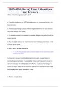ISQS 4350 &lpar;Burns&rpar; Exam 2 Questions  and Answers