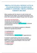 NBSTSA CST EXAM A NEWEST ACTUAL EXAM QUESTIONS AND DETAILED CORRECT ANSWERS &vert; NBSTSA NEWEST VERSION 2024-2025