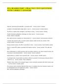 EEG BOARDS PART 2 PRACTICE TEST QUESTIONS WITH CORRECT ANSWERS&period;