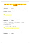 NSG 6005 WEEK 10 KNOWLEDGE CHECK QUIZ  ANSWERS&lpar;Gold level expert recommends&rpar;