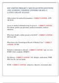 68W LIMITED PRIMARY CARE EXAM WITH QUESTIONS  AND ANSWERS &vert; VERIFIED ANSWERS GRADE A &vert;  LATEST UPDATE 2024&sol;2025