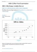 HBX CORe&colon; HBX CORe Final Examination
