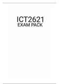 ICT2621 EXAM PACK