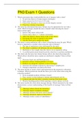 PN3 Exam 1 Questions And Answers( Download To Score A)