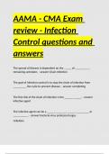 AAMA - CMA Exam review - Infection Control questions and answers&period;