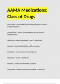 AAMA Medications Class of Drugs&period;
