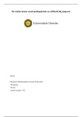 Paper Introductie Interdisciplinaire Sociale Wetenschappen (201100003) 