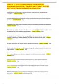 CHAPTER 12 REVIEW QUESTIONS AND ANSWERS LATEST DOWNLOAD 2024&sol;2025 ALL ANSWERS 100&percnt; CORRECT VERIFIED BEST COMPLETE SOLUTION RATED A&plus; FOR SUCCESS