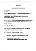 Class notes economics 