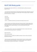 GLST  EXAM PACKAGE DEAL QUESTIONS & ANSWERS RATED A&plus;
