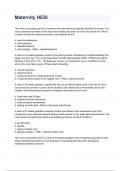 Maternity HESI Exam 2024&sol;2025 Questions With Completed & Verified Solutions&period;