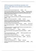 Child Development Final Review Questions And Answers With 100&percnt; Correct Solutions Latest Update 2024&sol;2025&period;