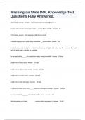 Washington State DOL Knowledge Test Questions Fully Answered&period;
