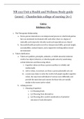 NR 222 Unit 5 Health and Wellness Study guide {2020} - Chamberlain college of nursing {A+} | NR222 Unit 5 Health and Wellness Study guide {2020} - {A+}