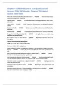 Chapter 4 child development test Questions And Answers With 100&percnt; Correct Answers With Latest Update 2024&sol;2025&period;