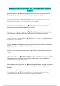NIMS 100 study set-Questions and Correct Answers&sol; Verified&sol; Grade A&plus;
