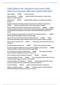 Child Guidance Test 2 Questions And Answers With 100&percnt; Correct Answers With Latest Update 2024&sol;2025&period;