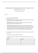 A0A2&period;task3&period;wgu&period;docx    Understanding and Teaching Integers and Order of Operations Task 3  Number Sense and Functions AOA2  Western Governors University  Task 1 A-C  A&period;Integers and Order of Operations  1&period;Grade 4&period;NBT&period; Fluently add and subtract multi-digit 