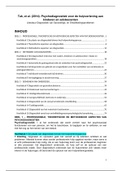 Samenvatting Handboek psychodiagnostiek voor de hulpverlening aan kinderen en adolescenten (Tak et al., 2014. ISBN: 9789058982537 ) 