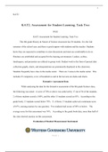KAT2 Task 2.docx  KAT2  KAT2, Assessment for Student Learning, Task Two  WGU  KAT2 Assessment for Student Learning, Task Two  This 8th grade History & Nature of Science classroom has 30 students. It is the 2nd  semester of the school year, and there is go