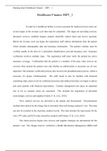 Healthcare Finance HIP1 1&period;docx  Healthcare Finance HIP1&lowbar;1  In order for a healthcare facility to receive payment for medical services&comma; there are several stages of the revenue cycle that must be completed&period;  The stages are providing services&comma; document servi