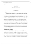 Task 1 C228&period;docx  C228  Task 1 C228  Western Governors University  Needs Assessment  Demographics   There are four suburbs of Sentinel City that include Nightingale Square&comma; Casper Park District&comma; Acer Tech Center&comma; and Industrial Heights&period; The over-all popul