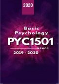PYC1501 NEW Past Exam Paper Answers | Exam Answers for 2019 & 2020