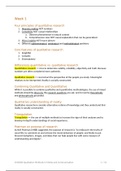 Final exam study guide, Qualitative Methods in Media and Communication, Week 1-8 (CM2006 @EUR)