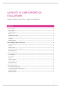 Summary Usability & User Experience Evaluation Tilburg University 