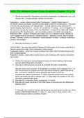 BIOS 252 Midterm Exam Essay Question Chapter 10 & 11