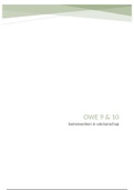 Samenvatting alle theorie OWE 9&10 SIV&excl;