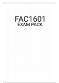 FAC1601 EXAM PACK