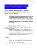 NSG 6005 PHARM MIDTERM STUDY GUIDE 2018 &lpar;word&rpar;