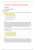 Potter & Perry&colon; Fundamentals of Nursing&comma; 7th Edition  Test Bank