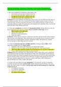 Oncology&comma; Immunologic&comma; Hematologic&comma; Respiratory&comma; Cardiovascular&comma; Musculoskeletal & Integumentary Disorders 50 Pass point Practice Quiz 2021 questions and answers with feedback complete solution 