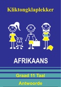 Afrikaans First Additional Language Workbook Grade 11 Answers (memorandum)