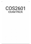 COS2601 EXAM PACK