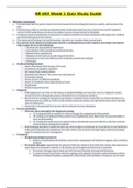 NR 603 WEEK 1 STUDY GUIDE&colon;Migraine Assessment&vert;Chamberlain College of Nursing