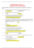 PSY-255 Quiz1: Chapters 1-4 Questions and Correct Answers