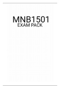 MNB1501 EXAM PACK