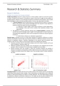 Summary (Research & Statistics - 7U9X0)