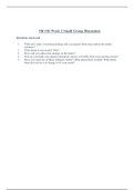 NR 103 Week 2 Small Group Discussion&lpar;LATEST UPDATE&rpar;