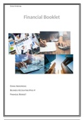financial booklet