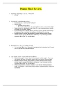 PHARM 180 - Pharm Final Review&period;