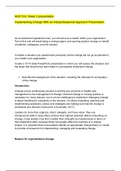 NUR 514 Week 3 Assignment&comma; Implementing Change With an Interprofessional Approach Presentation